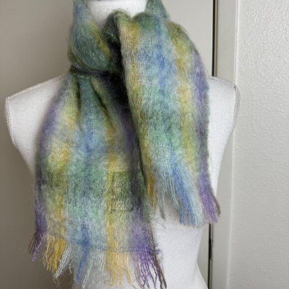 Scotland Mohair Scarf Unisex - Picture 2 of 4